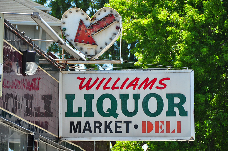 williams liquor. july 2009.